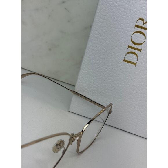 NEW Dior GemDiorO B2U Eyeglasses Frames in Rose Gold - Picture 6 of 6